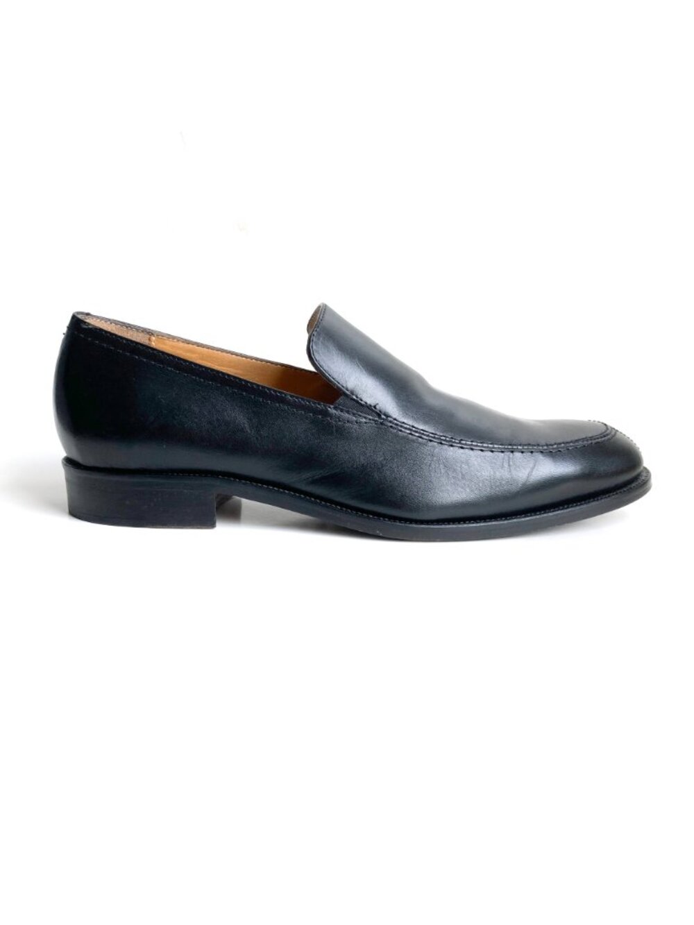 Italian Leather Loafers sz 42 [9 US] Gee Ricci Black Classic Style